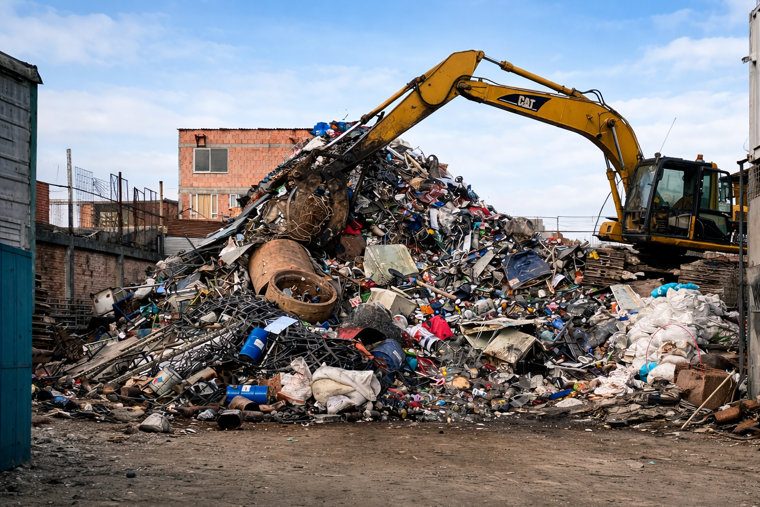 Patio de DAKER centro de reciclaje